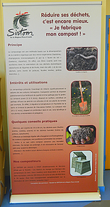 Panneau d'exposition sur le compostage Panneau d'exposition sur le compostage